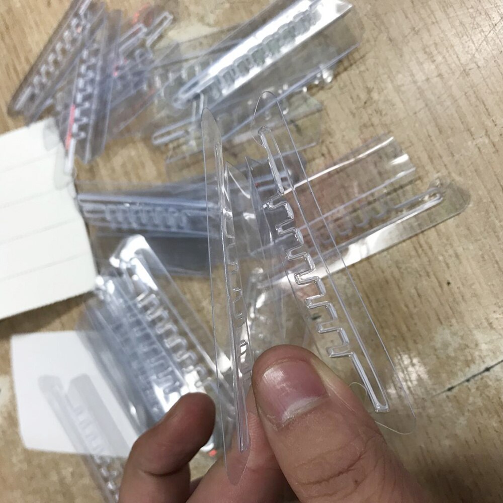 100Pcs Suspension File Folder Hanging File Holder Paper Wear-resistant Frame Documents Organizer Desktop Office Supplies (Plasti