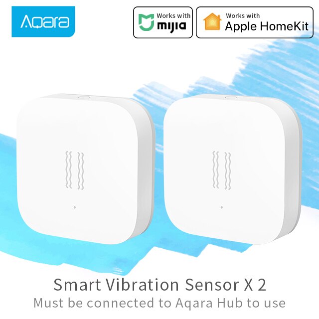 Xiaomi Aqara Hub Gateway 3 Intelligent linkage Smart home accessories work with Mijia Temperature Humidity door windows sensor: Vibration Sensor 2