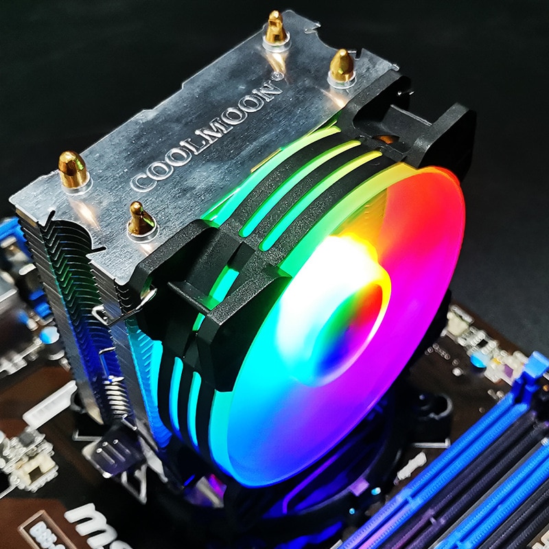 CPU Cooler Cooling Fan 3PIN 4Pin Ventilador Silent for Intel 775 1150 1151 1155 1200 1366 X79 X99 AM3 AM4 Radiator