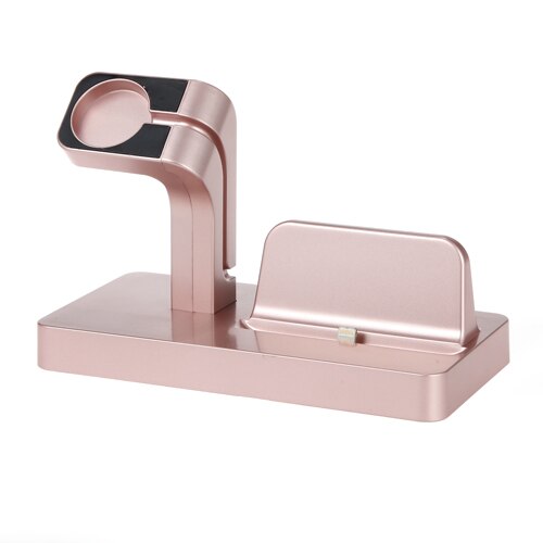 2 i 1 ladestander til apple watch ladestation dock iwatch series 6 5 4 3 se til iphone 11 pro max xr  x 10 9 8 7 6: Rose