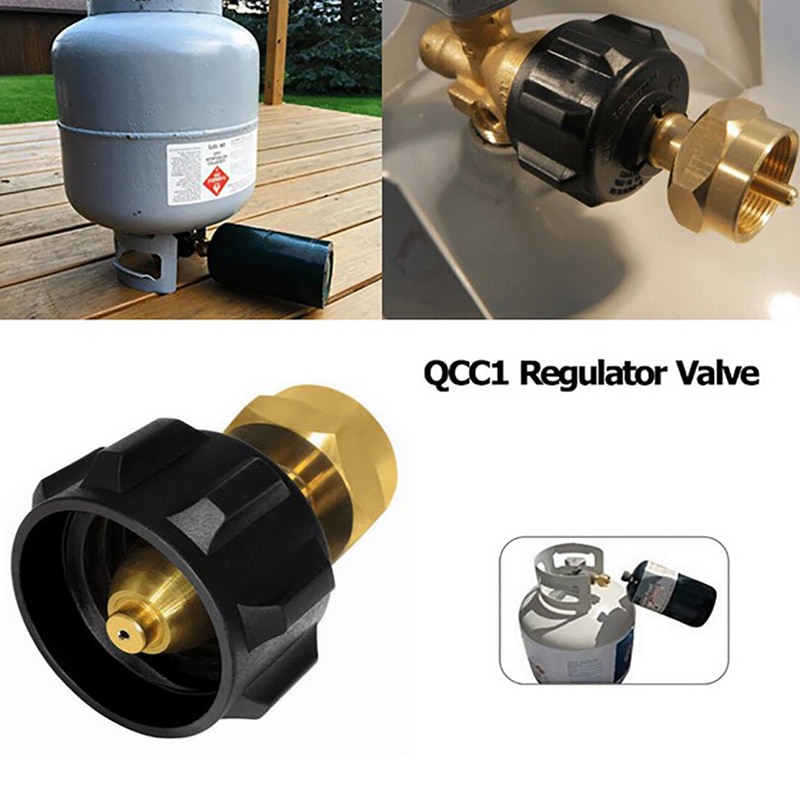 Outdoor Picknick Gas Cilinder Tank Gas Propaan Refill Adapter QCC1 Regulator Valve Converter Adapter Bbq Gereedschap Factory Outlet
