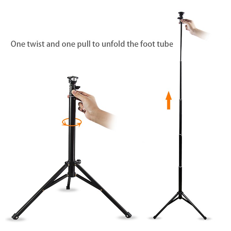 Mobiel statief telefoon statief foto live-uitzending smartphone statief zaklamp ondersteuning statief adapter voor android (stan