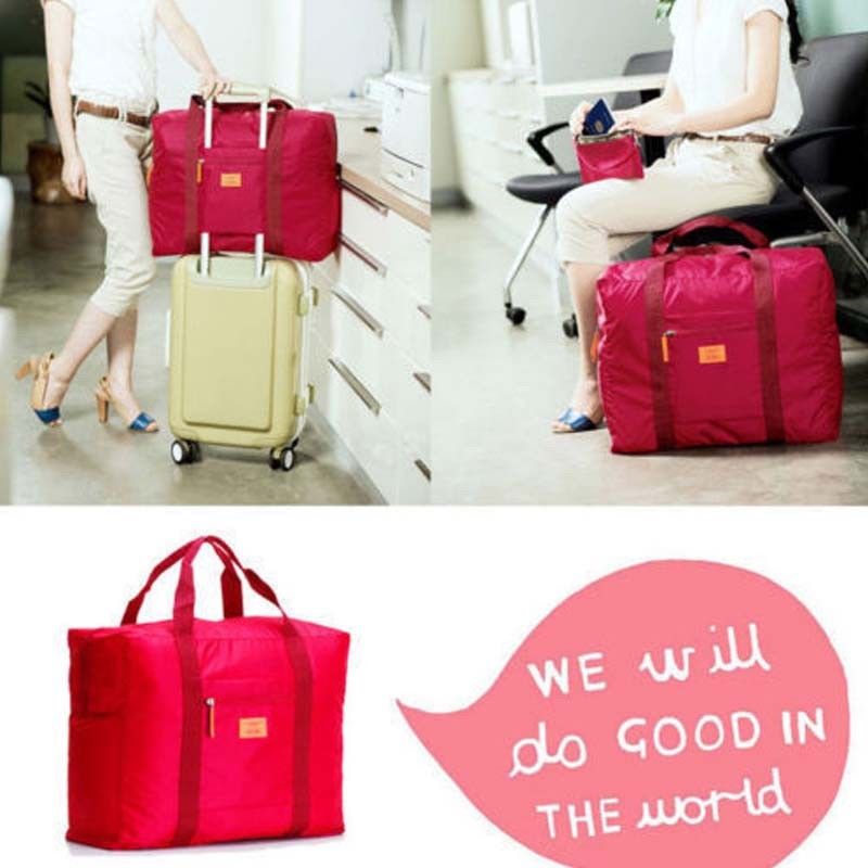 Opvouwbare Reizen Opslag Bagage Handbagage Organizer Hand Schouder Plunjezak