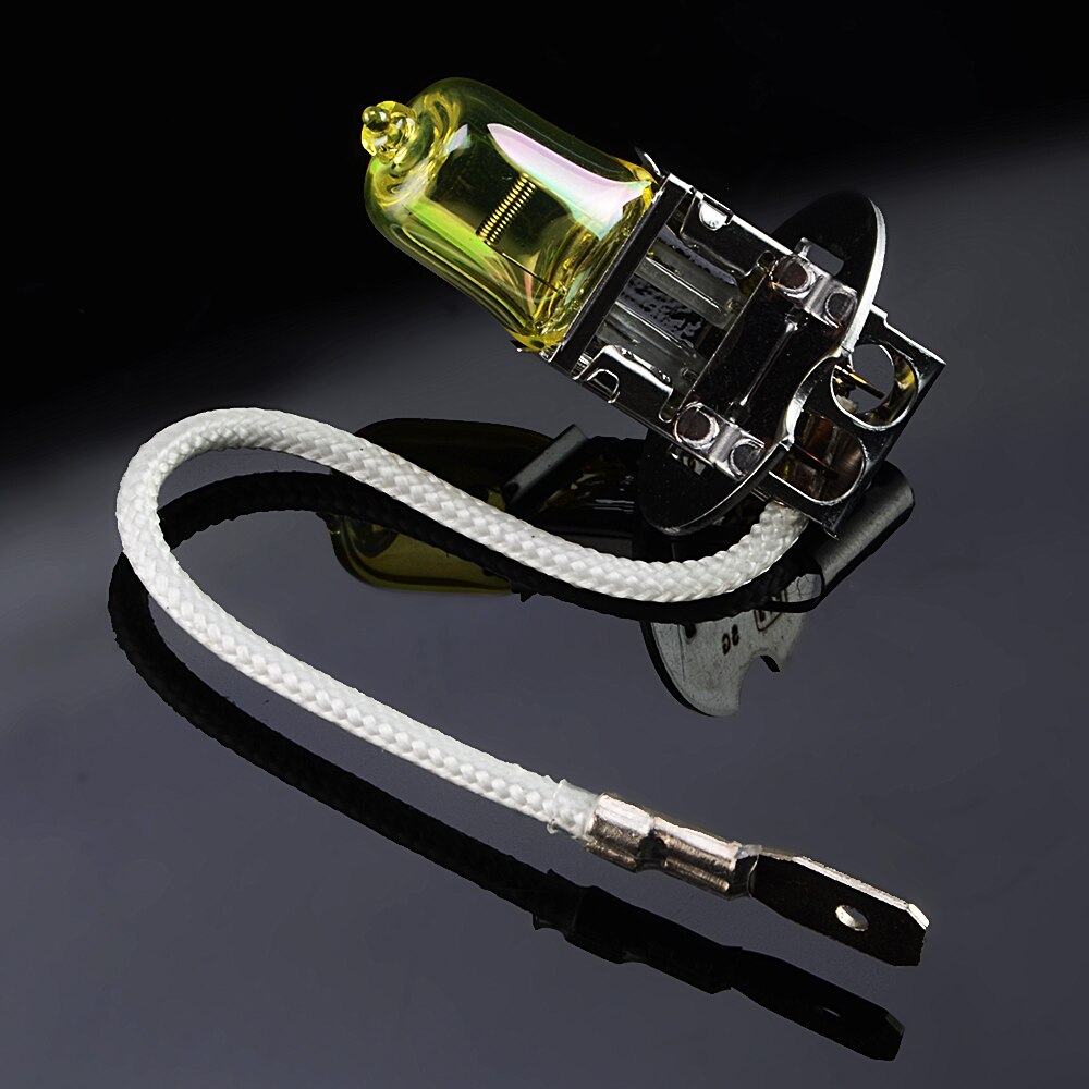 hippcron H3 Halogen Lamp 12V 55W 1 Piece Yellow3000K HeadLight Glass Replacement Car Light Auto Bulb