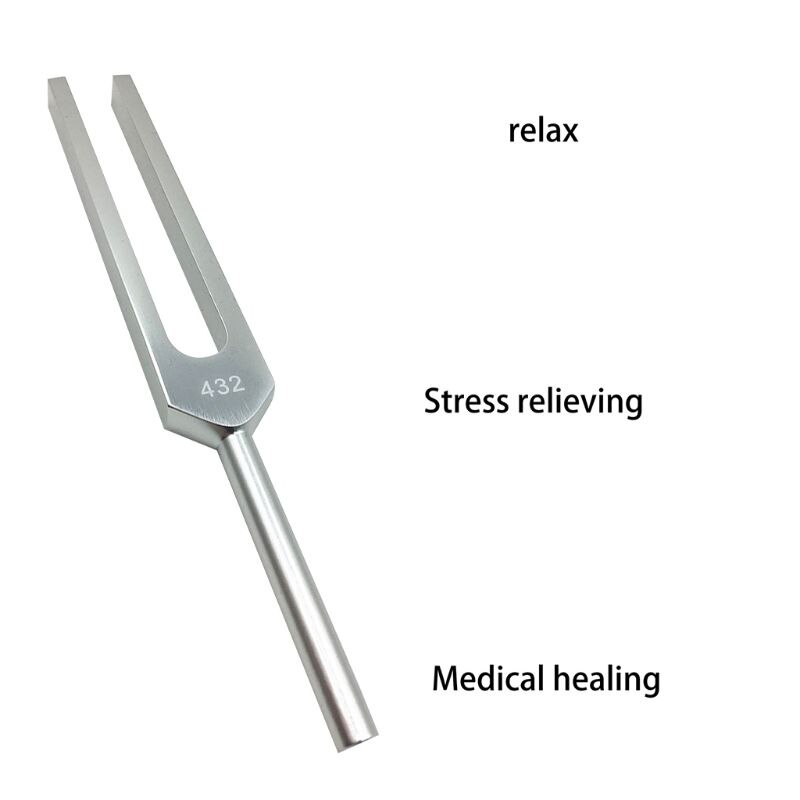 432 Hz Tuning Fork with carry pouch for Ultimate Healing and Relaxation 667D