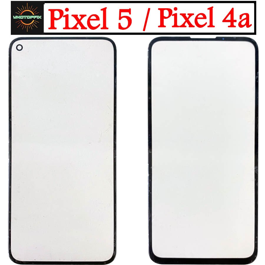 Original 6.39 "Für Google Pixel 4a Pixel4a LCD Bildschirm äußere Glas Objektiv Ersatz Reparatur Für Pixel 5 Pixel5 Vorne äußehe Glas