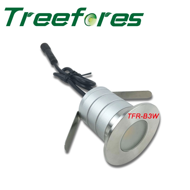 IP67 IP68 3W 12V-24V Underground Spotlight Mini CREE COB Sauna Swimming Pool Lamp LED Floor Outdoor Garden Downlight Lighting