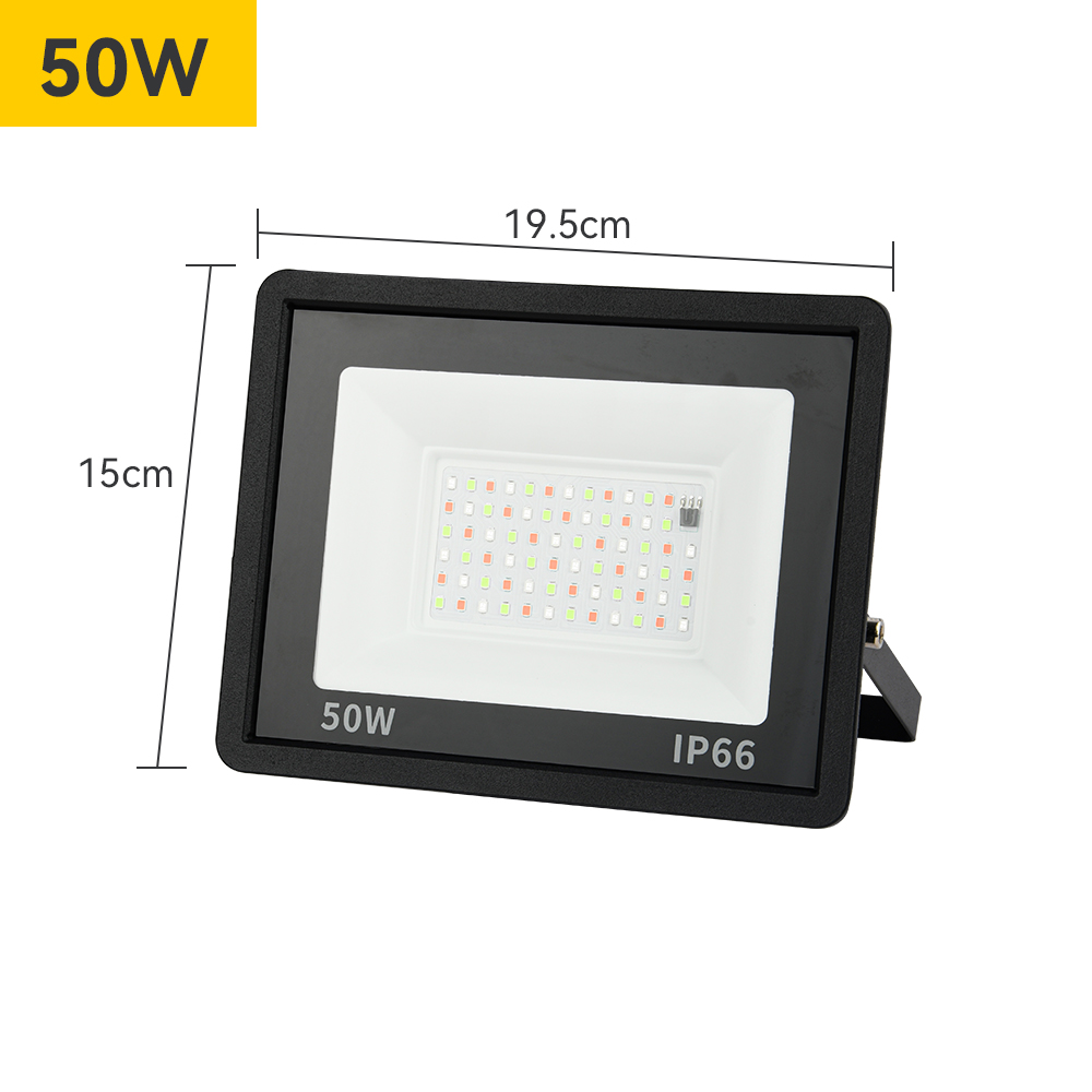 RGB Proiettore portato Riflettore Illuminazione Esterna 220V 30W 50W 100W IP66 Impermeabile Esterno RGB Faretto Lampade Illuminazione Paesaggio: RGB