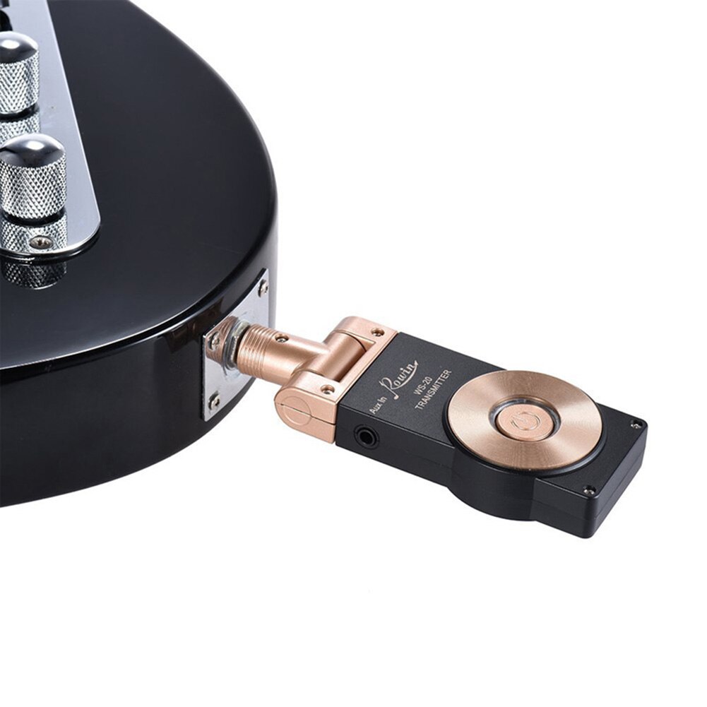 Rowin WS-20 2.4G Wireless Guitar Transmitter Receiver Set Rechargeable Guitar Wireless System 30 Meters Transmission Range