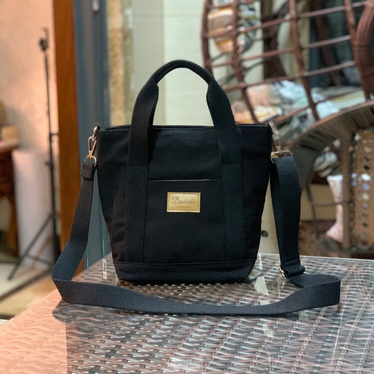 Women Zipper Multi Pocket Lunch Bag Picnic Office Worker Portable Wide Opening With Handle Thermal Insulation Tote Students: 1