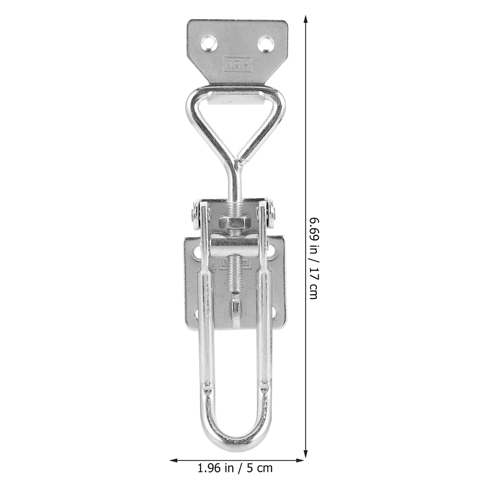 1pc Durable Stainless Steel Toggle Clamp Toggle Clamp Metal Adjustable Hasps