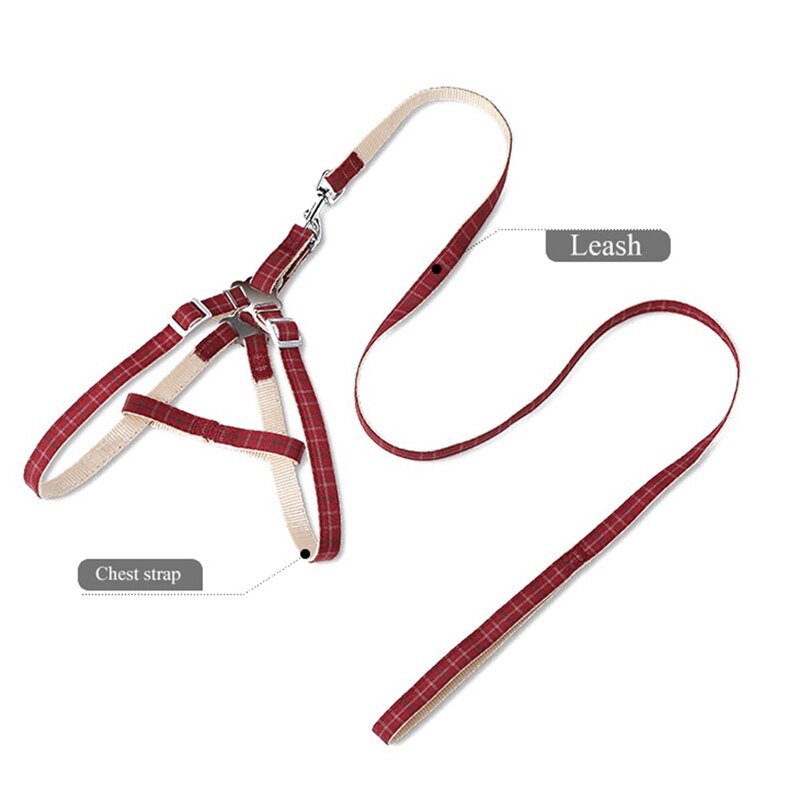 Hond kat harnas riem verstelbaar harnas vest riem halsband puppy klein huisdier buiten wandelbenodigdheden chihuahua