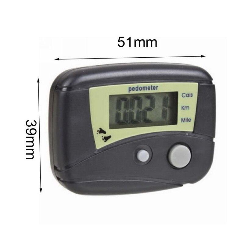Running Step Counter Meter Fitness Gauge Step Tracker Digital LCD Pedometer Sport Walking Calorie Electronic Pedometer