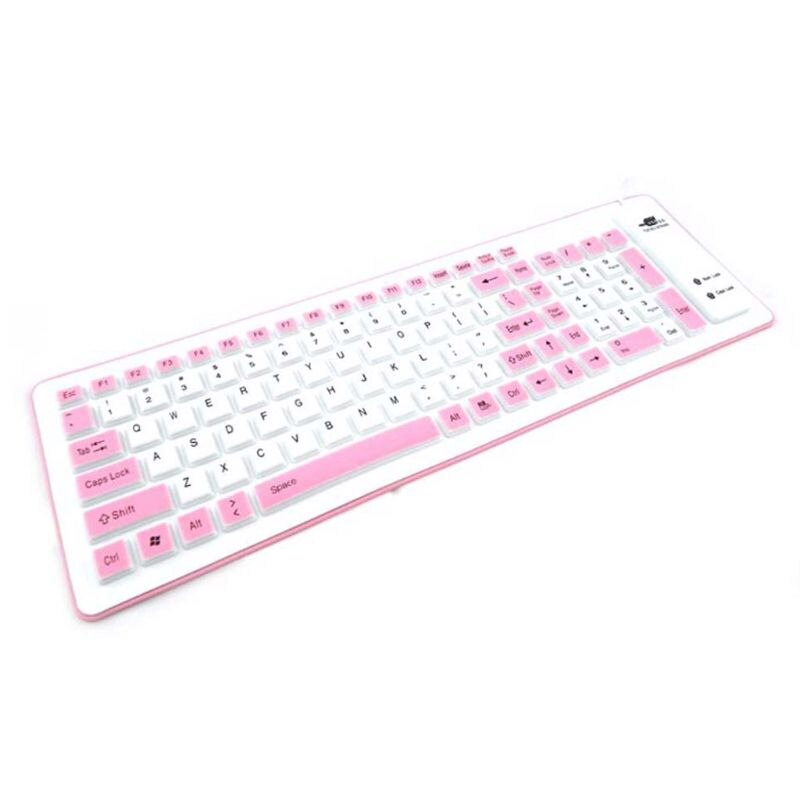 Foldable Silicone Keyboard USB Wired Silicon Flexible Soft Keyboard for Laptop