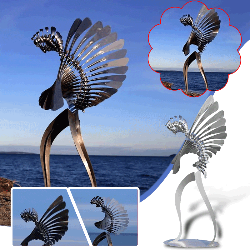 Unique Metal Rotating Windmill Humanoid windmill Outdoor Wind Spinner Yard Patio Lawn Garden Decoration