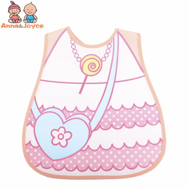 Babadores para bebês com estampa de desenho, babadores para crianças com 3 unidades, à prova d'água, almoço, meninos, meninas, cuidado com a alimentação: cake