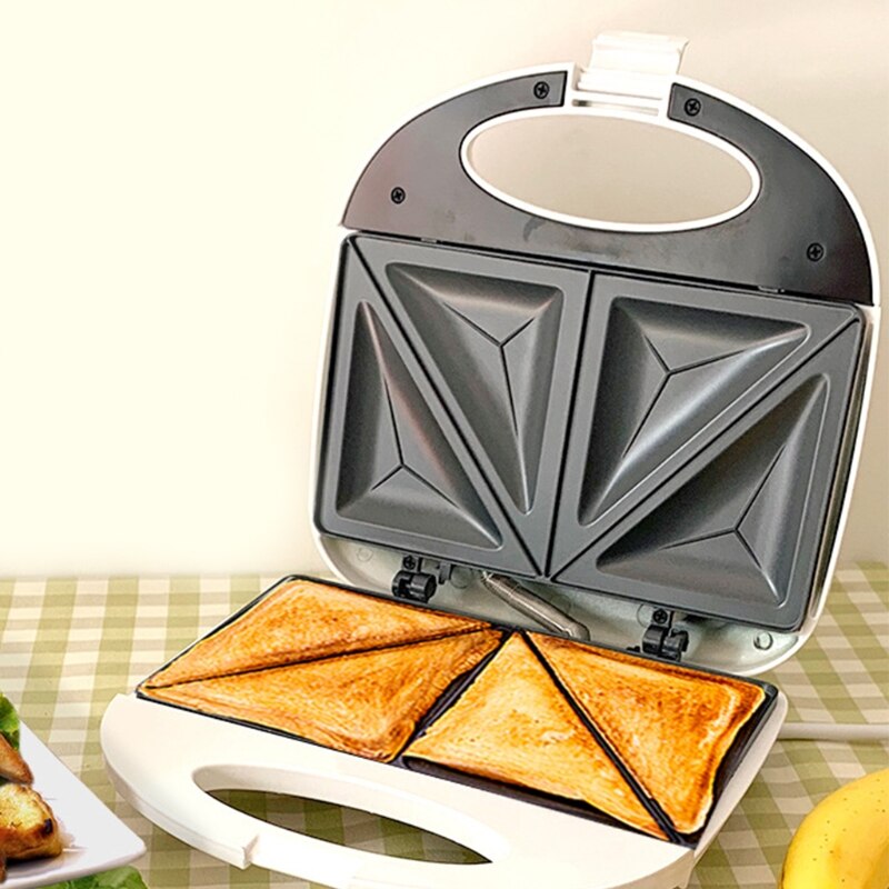 Electric Deep Fill Sandwich Toaster Press, Two Portion, Stainless Steel 750W,EU
