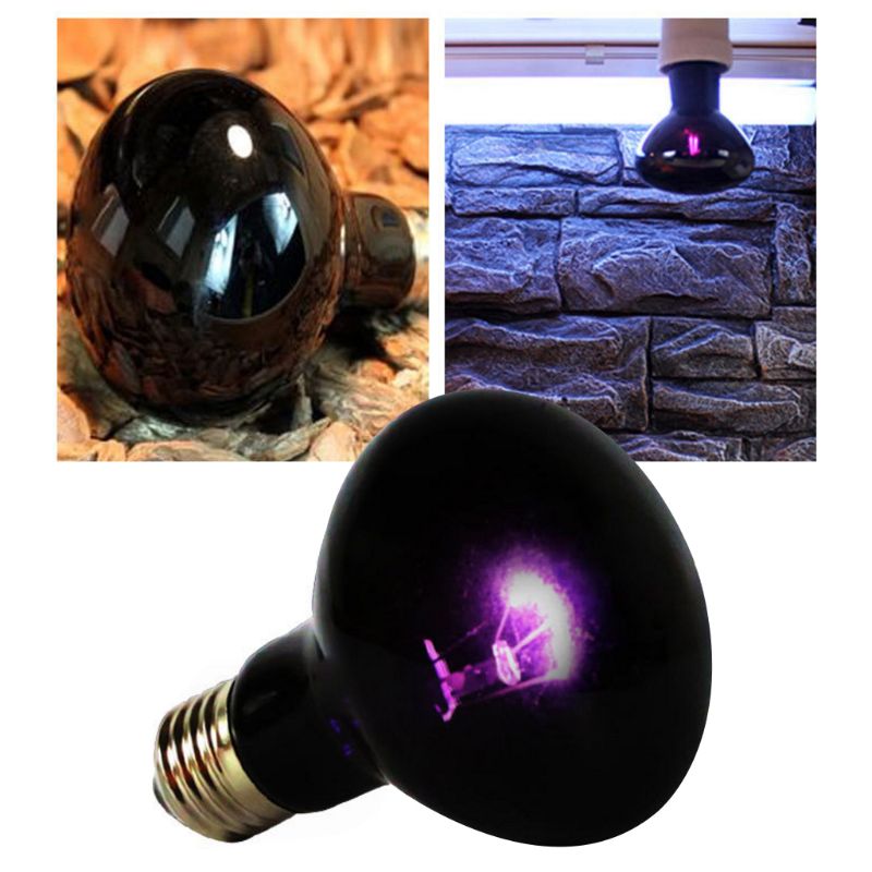 Lámpara de calefacción UVA para reptiles, luz de calor para cría de tortugas, lagarto, mascota, Bombilla de caja de tortuga, 25/60/100w