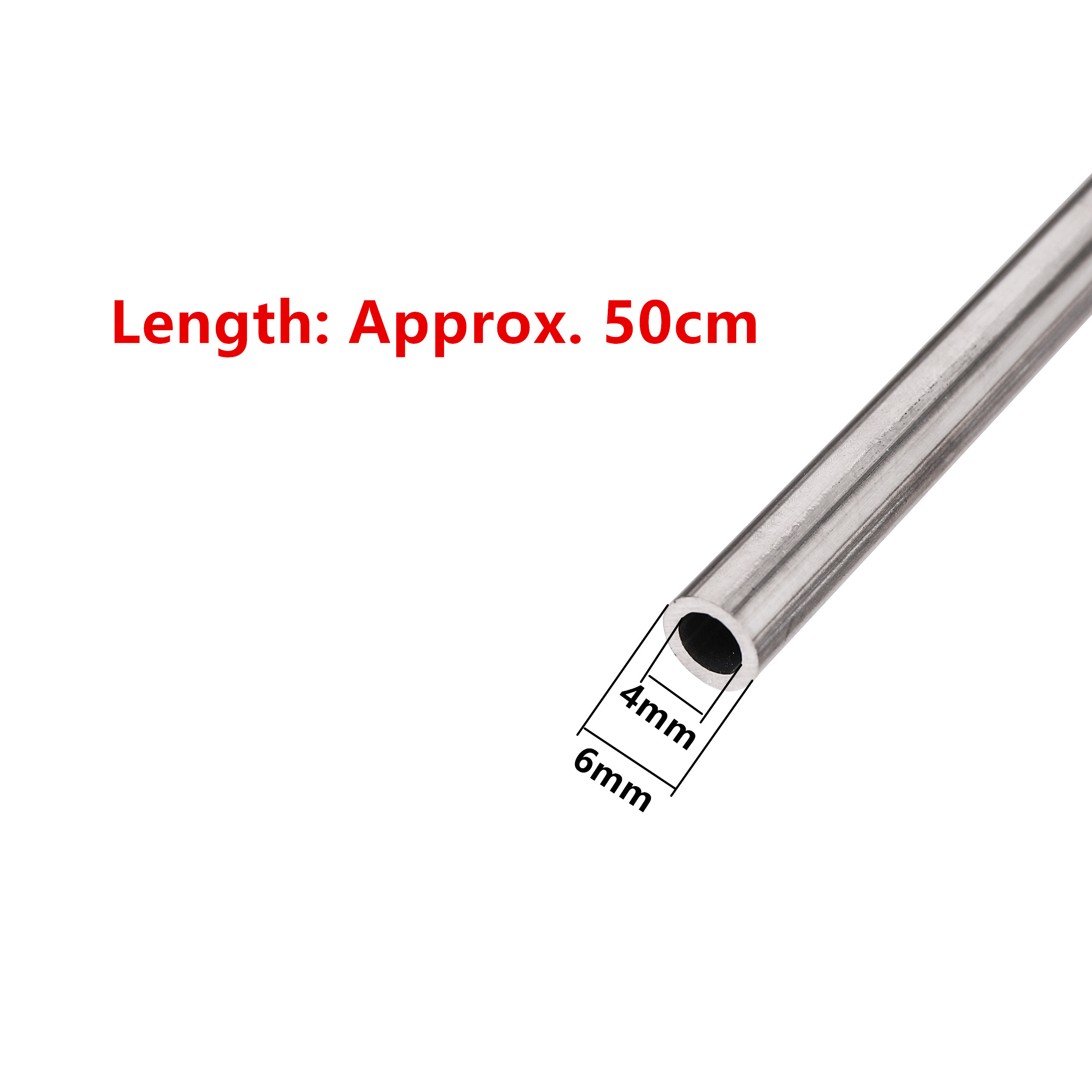 Tubería de acero inoxidable OD 6/9/9.52mm, sistema de enfriamiento por nebulización de riego de jardín de alta presión, accesorio de desinfección de paisajismo: 4x6mm