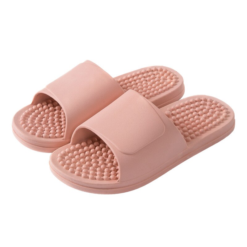 Massage Slippers Female Acupoint Foot Massage Shoes Home Soft Bottom Bathroom Non-Slip Bath Men&#39;s Breathable Wear-Resistant