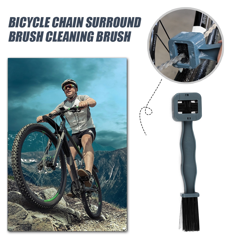 Plastic Fiets Chain Cleaner Chain Clean Borstel Gear Grunge Brush Cleaner Mountainbike Machine Wasmachine Borstel
