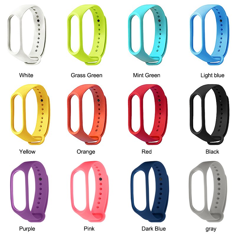 Upea värikäs ranneke rannerengas mi band 4 xiaomi mi band 3 hihna pulseira mi band 4 3 xiaomi correa mi band 4 hihna
