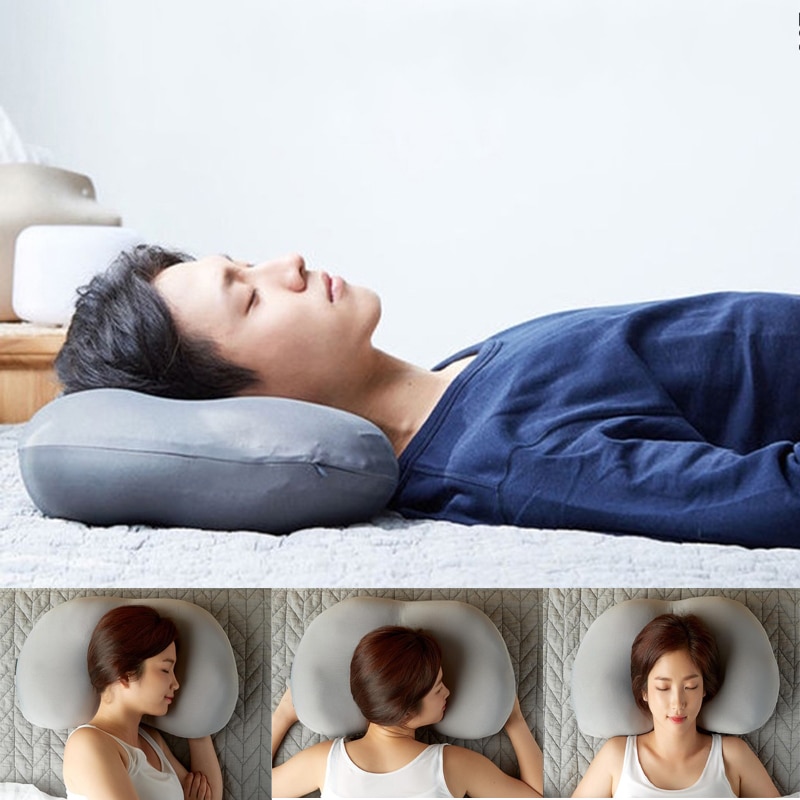 Sommeil profond dépendance 3D Micro Airball oreiller cou repose-tête coussin d'air soulagement de la pression nuage oreillers lavable housse