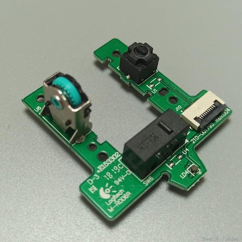 Repair Parts Mouse Encoder Wheel Scroll Click Switches Board for Logitech G603 Mouse Wheel Board D29 21