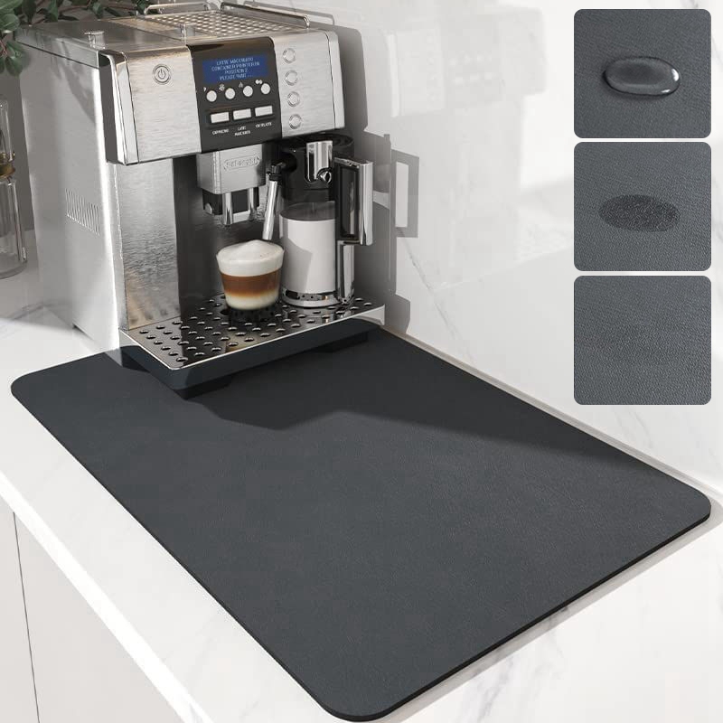 Küchen teppich Abtropffläche Super saugfähige Kieselgur matt zum Trocknen Geschirr rutsch feste Arbeits platte Schutz Schlecht Teppich Alf ombra Anala