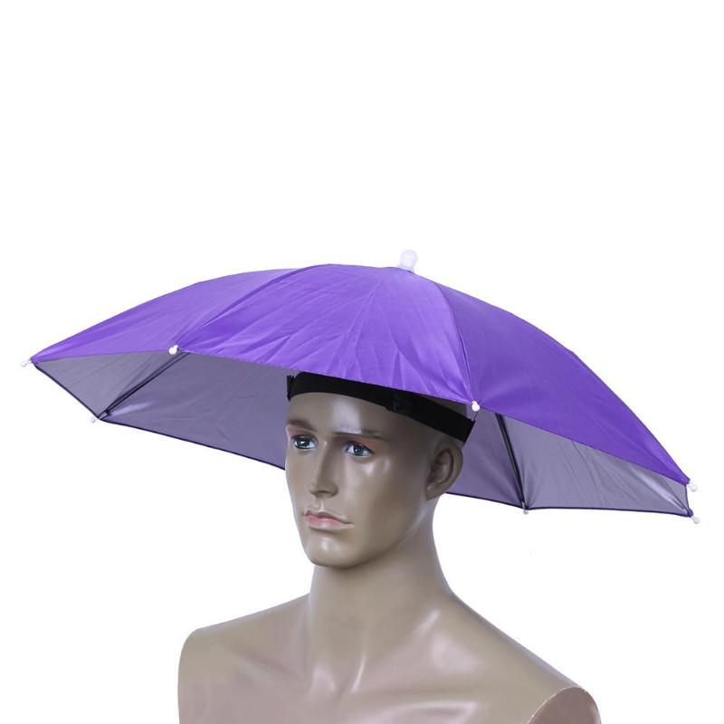 Sombrilla plegable para exteriores, sombrilla, sombrilla, sombrero, banda elástica antilluvia, protector solar de pesca para exteriores, herramienta para sombreros, sombrillas