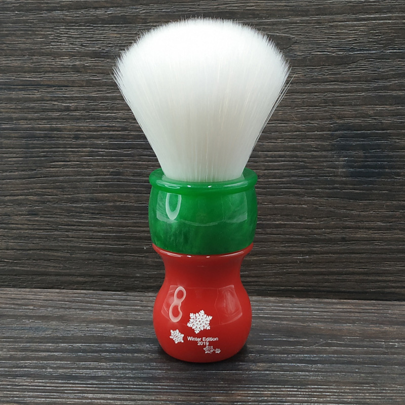 dscosmetic Xmas synthetic hair shaving brush
