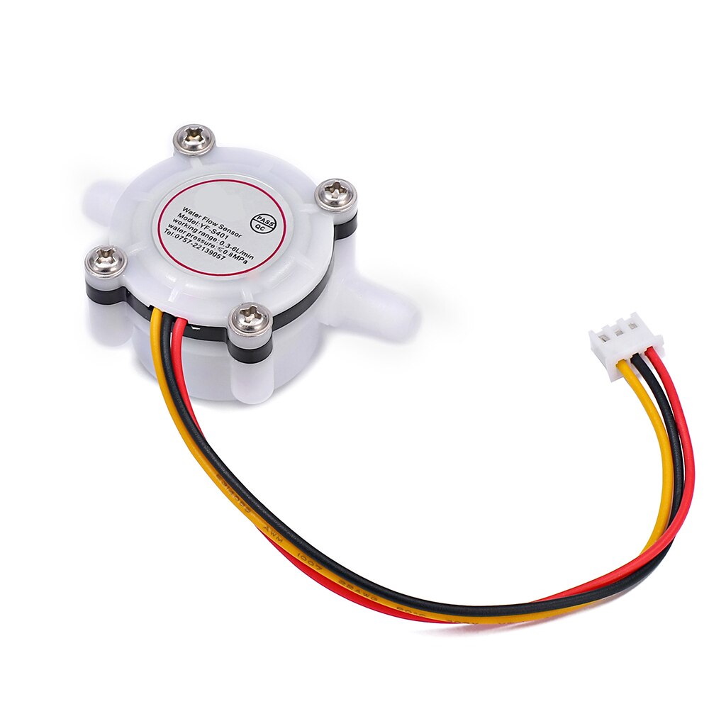 Water Flow Sensor 0.3-6L/min Switch Meter Flowmeter Counter Sensor Water Control 1/4" 0.8MPa DIY Kit