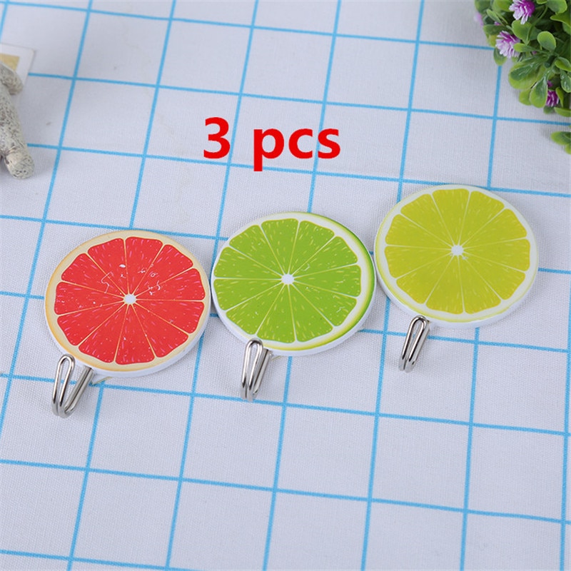 Ovikoukut 3 kpl vahvasti tarttuva hedelmäkoukku seinä keittiövaatteet kynsittömät koukut ei jälkeä ovikoukun takana