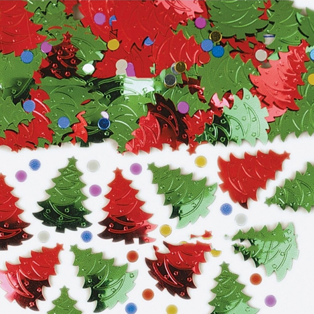 Merry Christmas Confetti Red Green Confetti Party Decoration Round Sequins Celebration Wedding Celebration Supplies: C