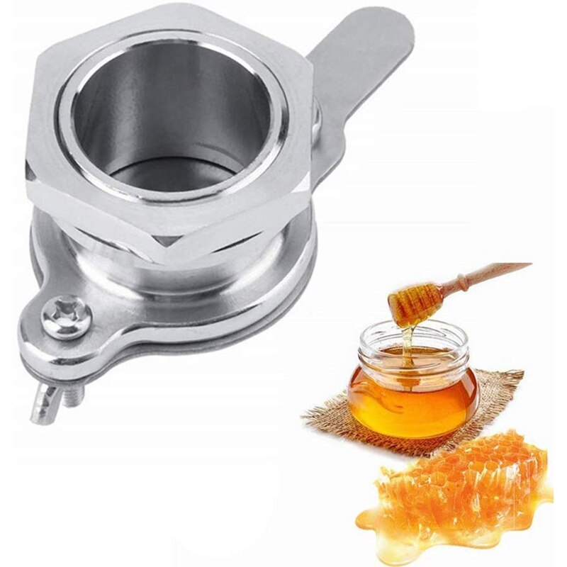 Válvula de compuerta para trabajo con miel herramienta de apicultura grifo Extractor de miel accesorio Acero inoxidable equipo de embotellado para Apicultor