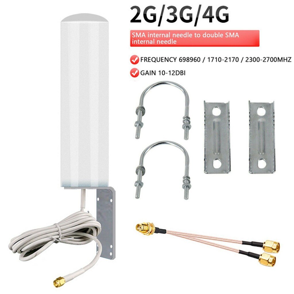 12dBi Helium Hotspot Miner Outdoor 915mhz 868mhz LoRa Antenna 2G 3G 4G For RAK Nebra Bobcat Signal Booster Router Extender