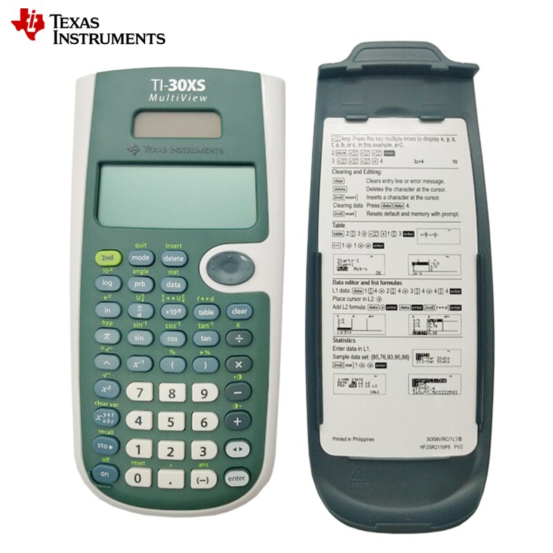 Texas Instruments Ti 30XS Multiview Examen Student Test Functie Wetenschappelijke Rekenmachine Authentieke