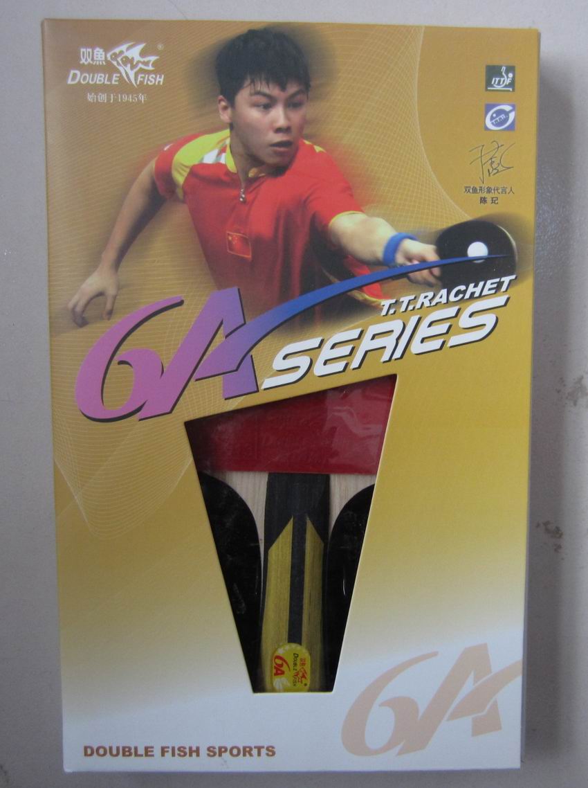 Originale finito racchetta doppio di pesce 6 stelle racchette da tennis tavolo racchetta sport 6ac attacco veloce con il ciclo di legno puro brufoli