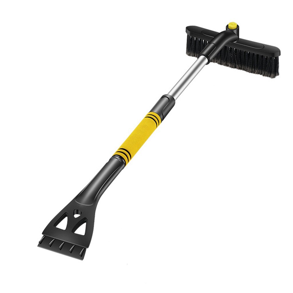Auto Sneeuw Schraper Borstel 1PC Auto Sneeuw Ijs Removal Schop Intrekbare Borstel Schrapen Glas Vorst Winter Tool 1119 #30: Geel