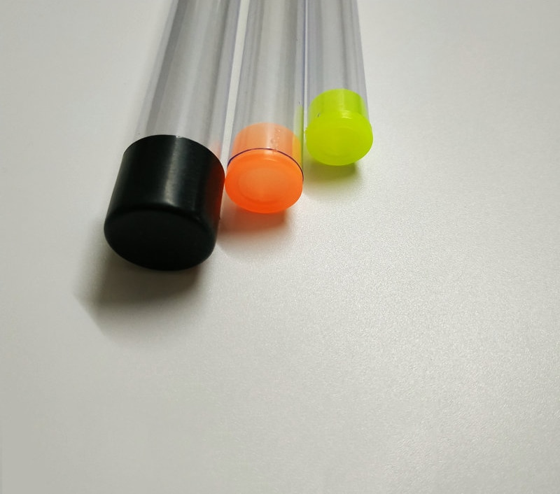 Kalastus kelluke pakkausputki kalastus bobber pvc poiju kelluvat kalastussuojat säilytysputki kannettava boya putki kalastustyökalu  b326