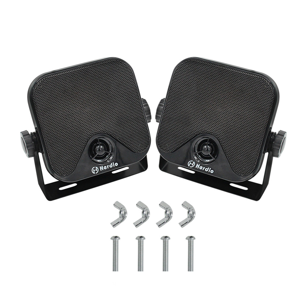 Herdio-caja marina resistente al agua para barco, altavoces para exteriores montados en superficie para Skid Steer ATV UTV RZR, carrito de Golf, 4 pulgadas