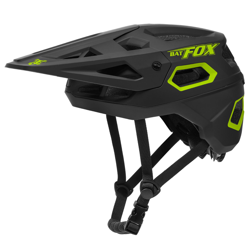 BATFOX 3/4 casco MTB todoterreno bicicleta ciclismo deportes carreras cuesta abajo casco de seguridad casco para hombres casco de ciclismo: l / Transparente