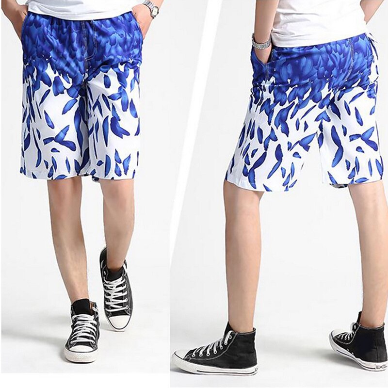 Pantalones cortos De playa para hombre, Bermudas De surf con estampado, De secado rápido