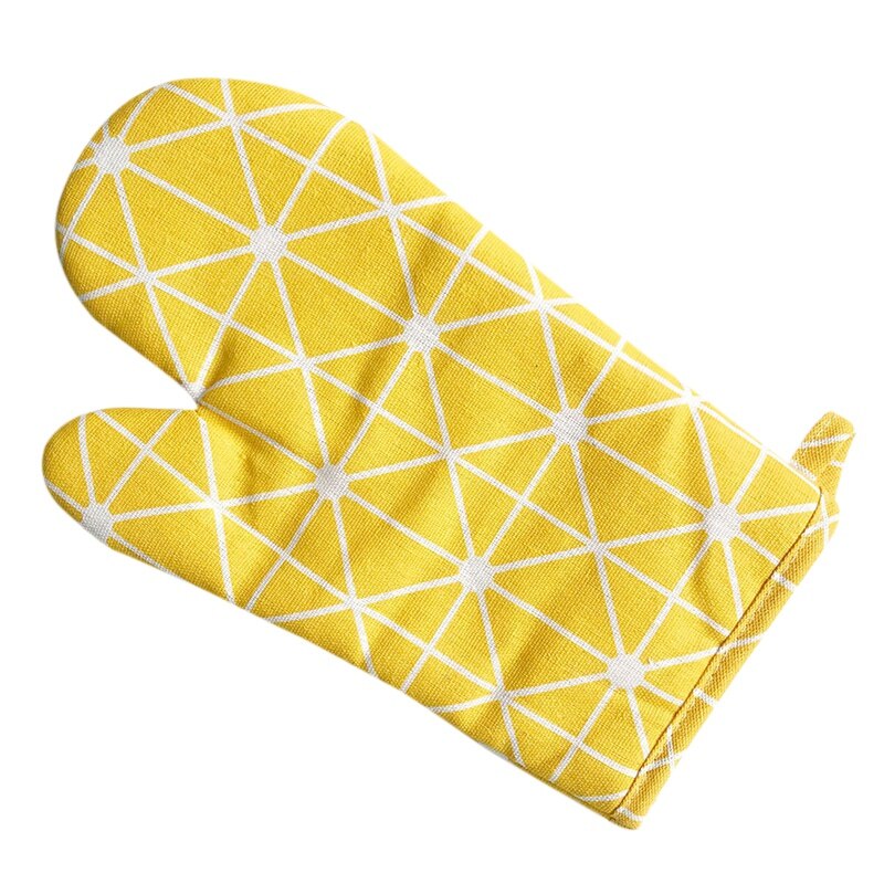 Gants de cuisine Anti-brûlure en coton, 1 pièce, mitaines de four isolantes Anti-chaleur avec lanière, outils de cuisson de cuisine: Y