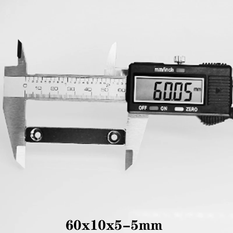 60 x 10 x 5 – 5 mm strong sheet rare earth magnets, , 2 holes, , 5 mm block rectangular magnets, , 60 x 10 x 5 strips, magnetic, , 60 x 10 x 5 – 5, 60 x 10 x 5