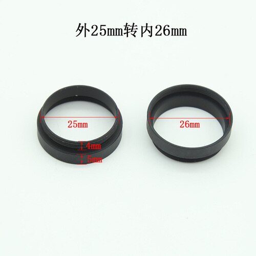 Microscope Objective Lens CS RMS Thread to M25 M26 M27 M32 Micro Photography Interface Adapter Ring: B