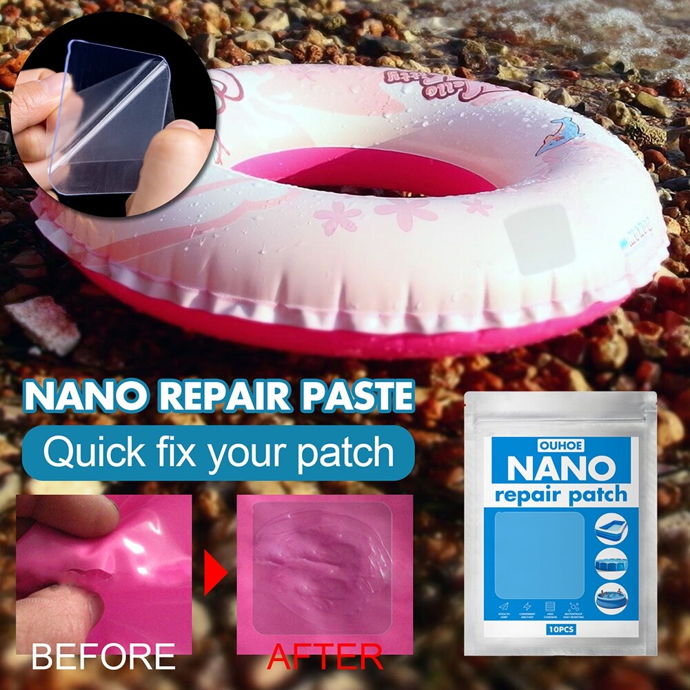 Wet Vinyl Plastic Repair Patch Repair Kit to Patch Holes in Your Inflatable Items