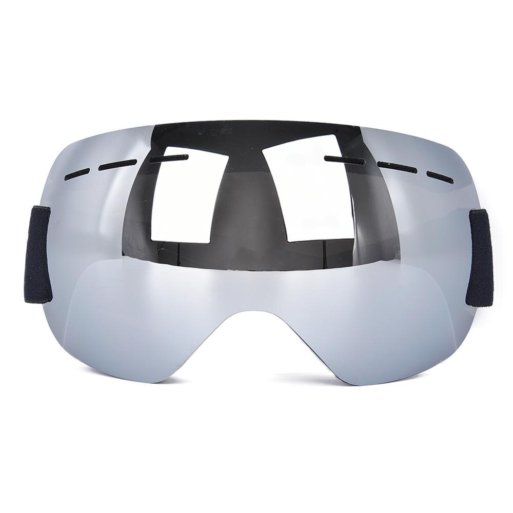 Motocross Ski Googles UV400 anti-fog Snow Sports Snowboard mask Windproof Eyewear Motorcycle MX Off Road Helmets Cycling Glasses: Silver