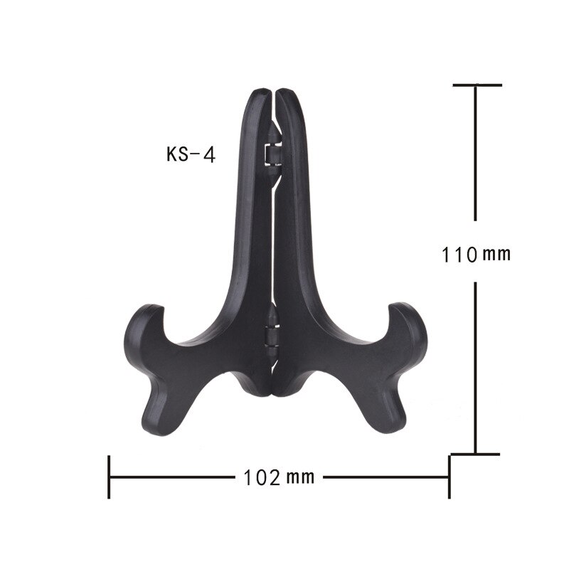 1pc staffeli tallerkenholder bakke billedrammer foto piedestal holder bærbar badge tallerken display stativ køkken tallerken stativ organizer: 4 tommer