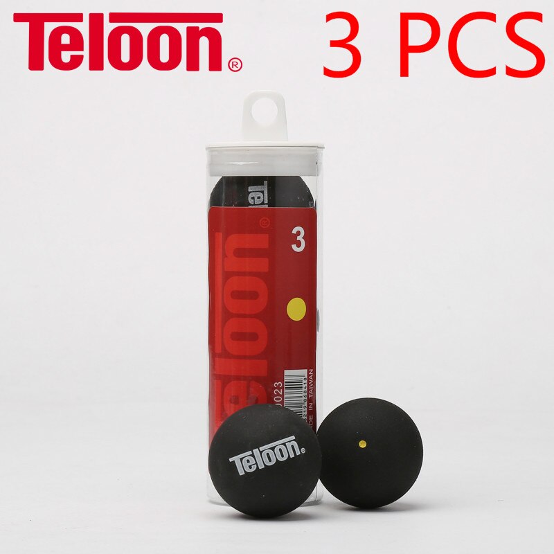 Teloon squashbold forskellig hastighed til mellemliggende begynderketsjerketchere squash raquetasbold  k025 spc: 1 yldian -3 stk